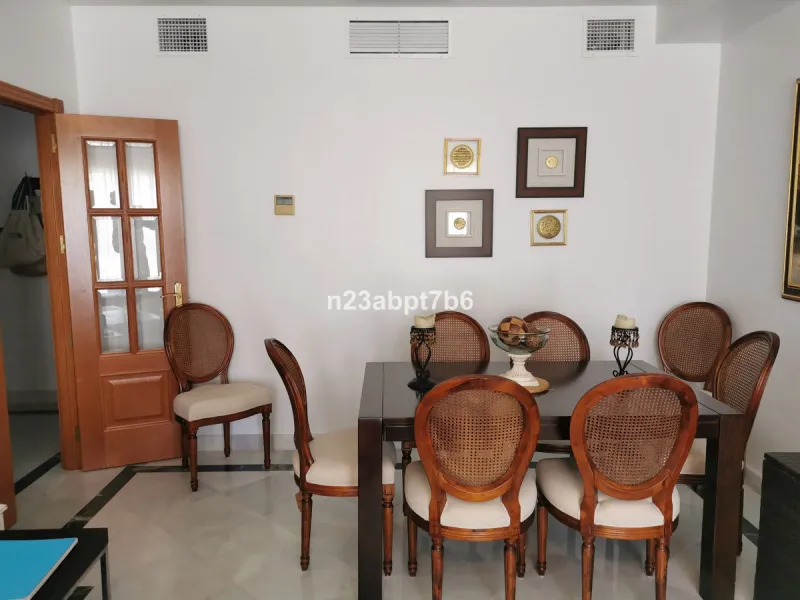Great opportunity for INVESTMENT seekers to purchase an apartment with three bedrooms and two bathrooms, en-suite in the Master bedroom, in the central area of the Marbella's Golf Valley, Nueva Andalucia.