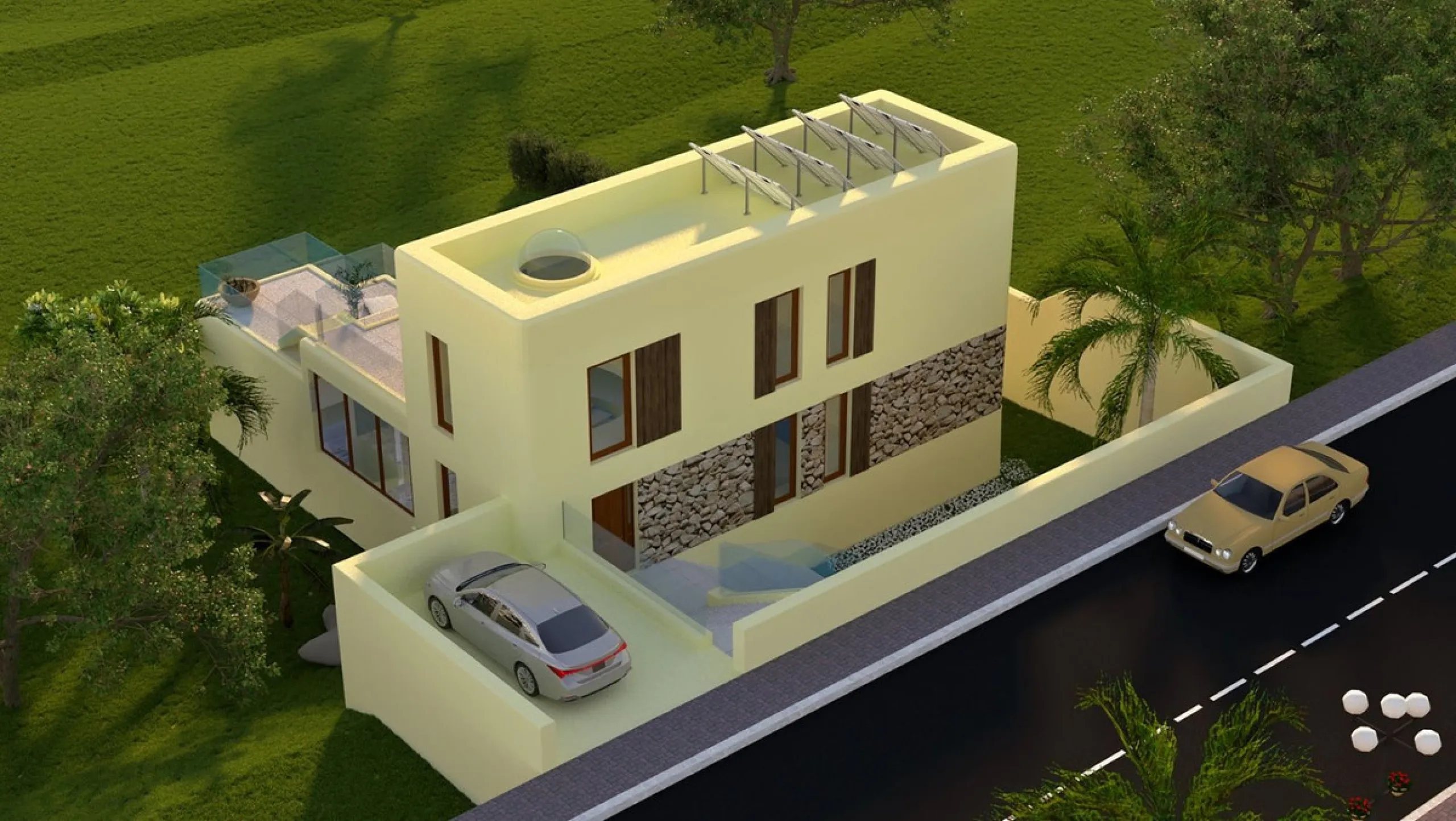 House - Detached Villa в продаже в Estepona, Málaga. В доме 4 спален и 3 ванных комнат. Площадь дома 190 м². Площадь участка 640 м²