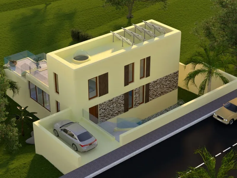 House - Detached Villa в продаже в Estepona, Málaga. В доме 4 спален и 3 ванных комнат. Площадь дома 190 м². Площадь участка 640 м²