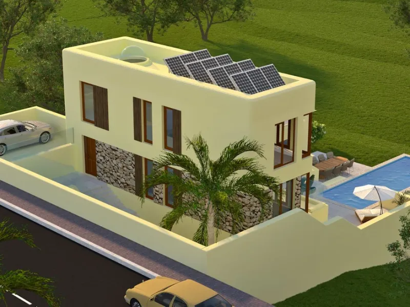 House - Detached Villa в продаже в Estepona, Málaga. В доме 4 спален и 3 ванных комнат. Площадь дома 190 м². Площадь участка 640 м²