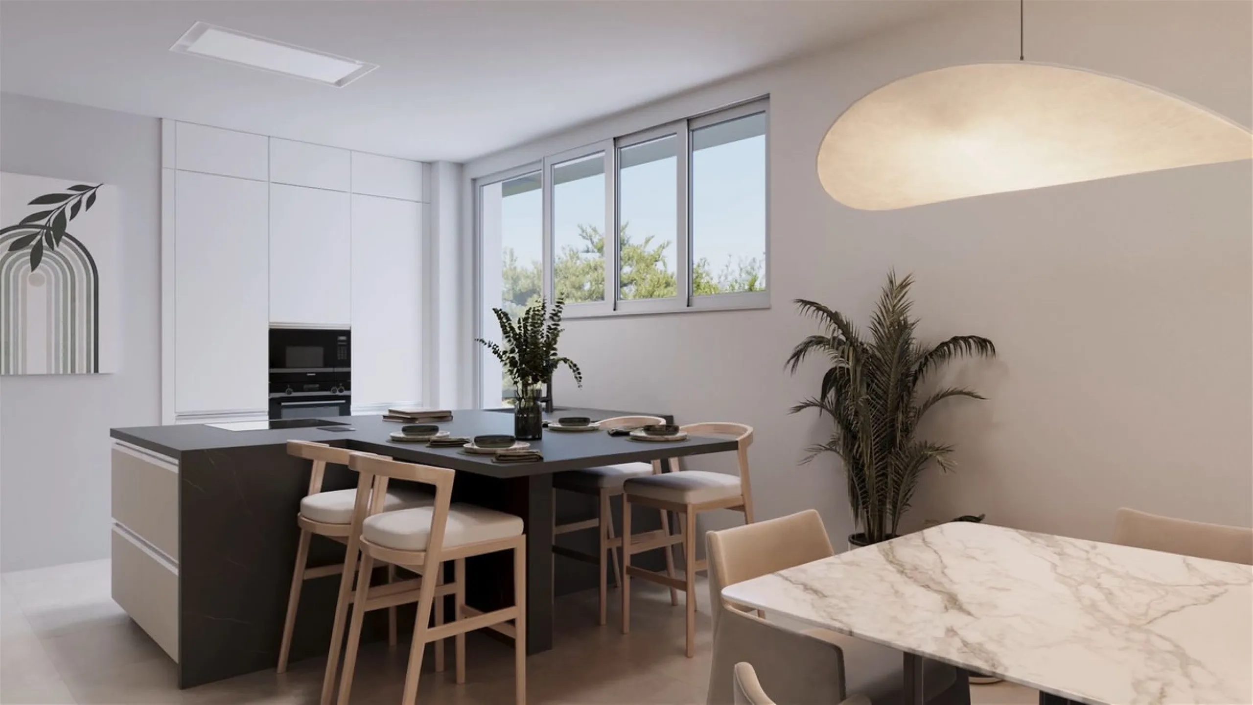 This project has already obtained a license, and construction is set to begin immediately. This exclusive luxury villa, located in the prestigious enclave of Valle Romano in Estepona, embodies the essence of modern design and sophistication in a privilege