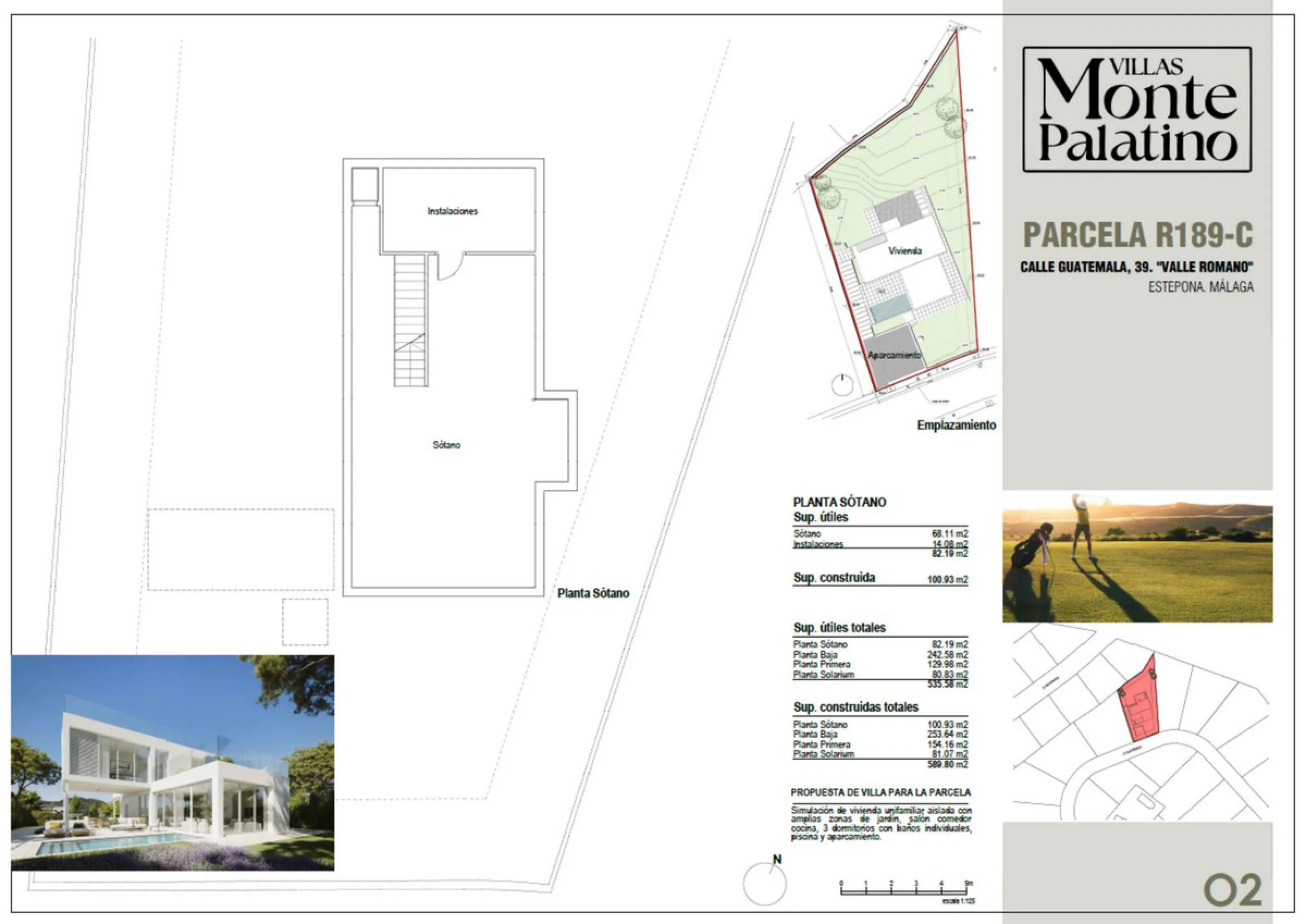 This project has already obtained a license, and construction is set to begin immediately. This exclusive luxury villa, located in the prestigious enclave of Valle Romano in Estepona, embodies the essence of modern design and sophistication in a privilege