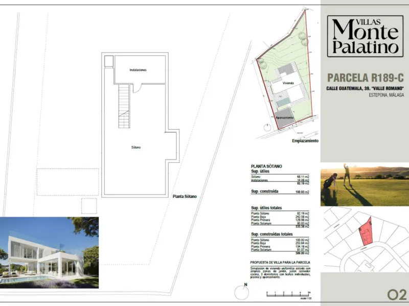This project has already obtained a license, and construction is set to begin immediately. This exclusive luxury villa, located in the prestigious enclave of Valle Romano in Estepona, embodies the essence of modern design and sophistication in a privilege