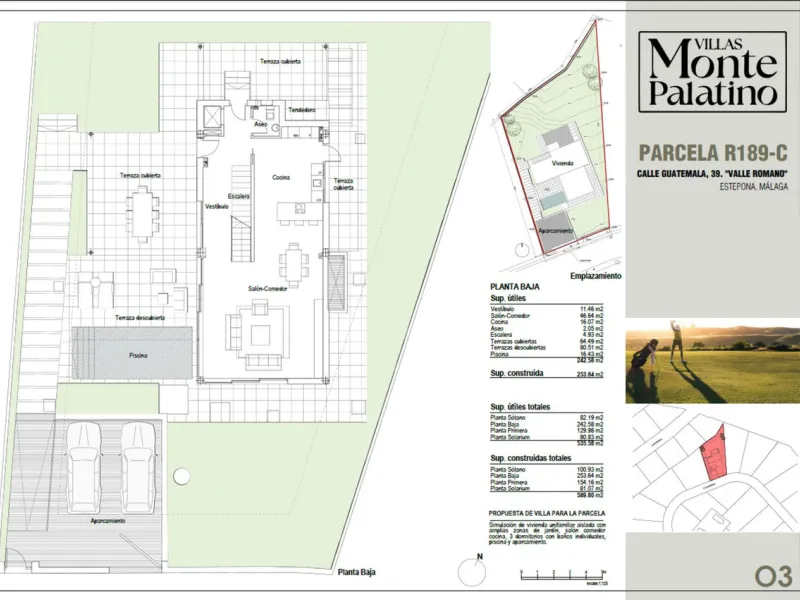 This project has already obtained a license, and construction is set to begin immediately. This exclusive luxury villa, located in the prestigious enclave of Valle Romano in Estepona, embodies the essence of modern design and sophistication in a privilege
