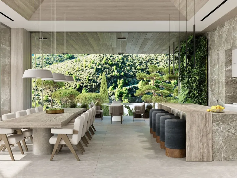 This incredible project is set on a 11,178 sqm plot with absolutely breathtaking views. It's a truly unique opportunity, sold with plans and an active building license for a stunning 2.443 sqm villa with 1.998 interior space.
