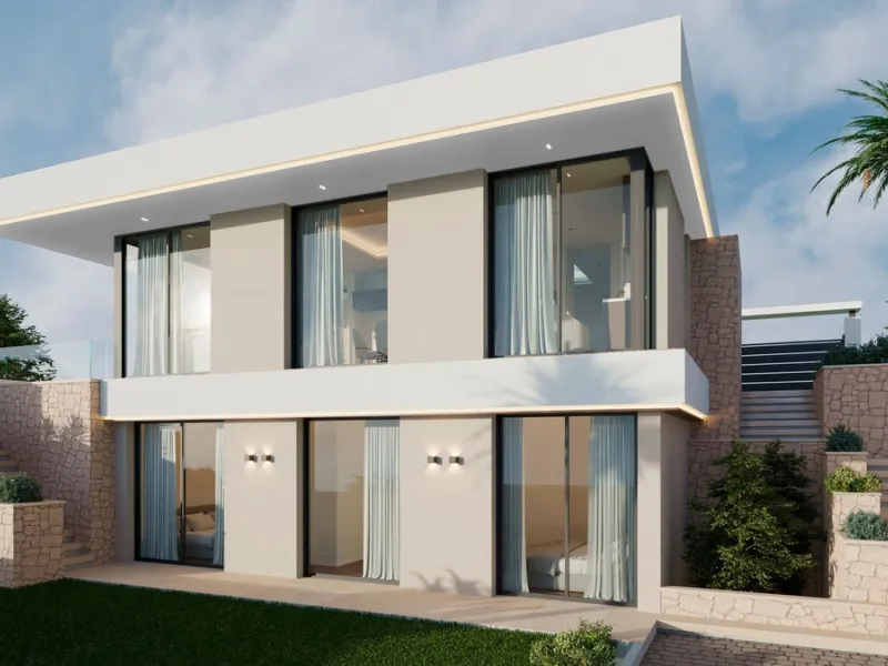 Detached Villa Under Construction in Estepona golf .Costa del Sol.