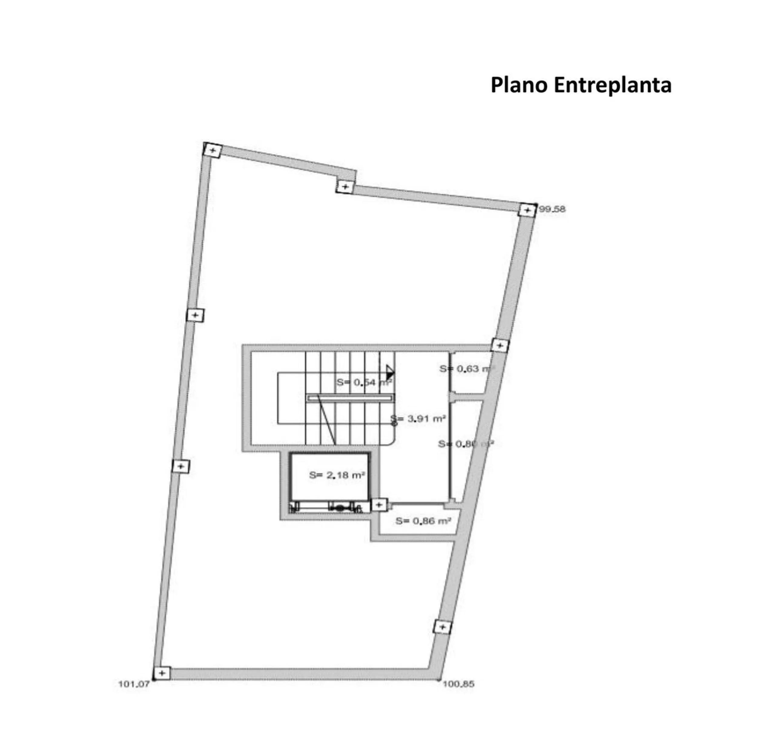 Building with 6 furnished studios located in the center of Malaga.