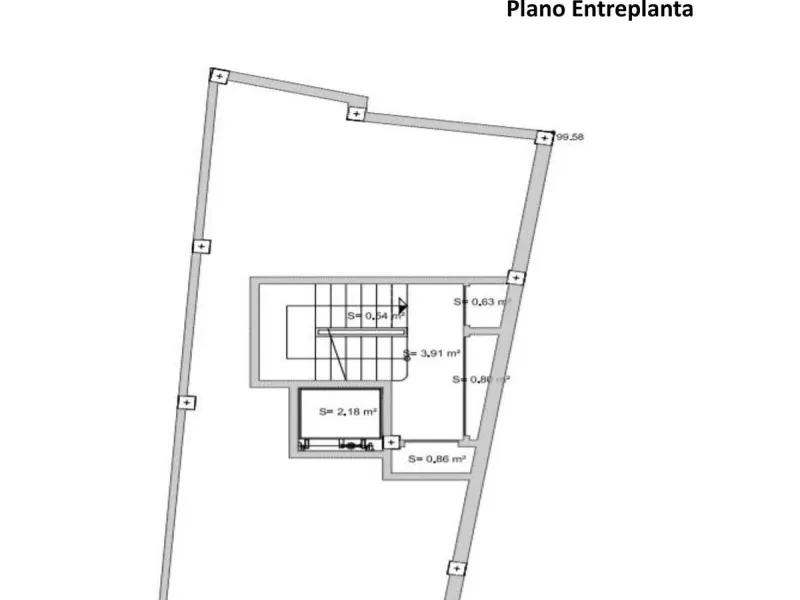Building with 6 furnished studios located in the center of Malaga.
