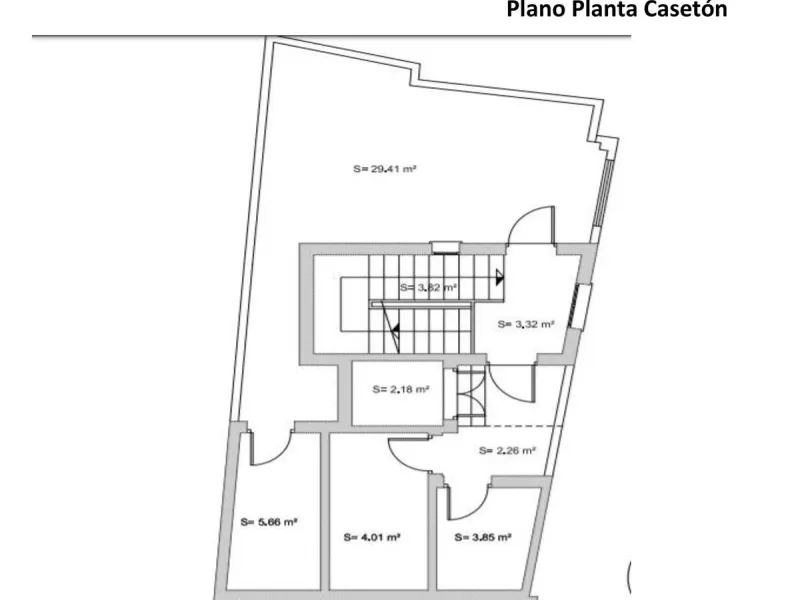 Building with 6 furnished studios located in the center of Malaga.