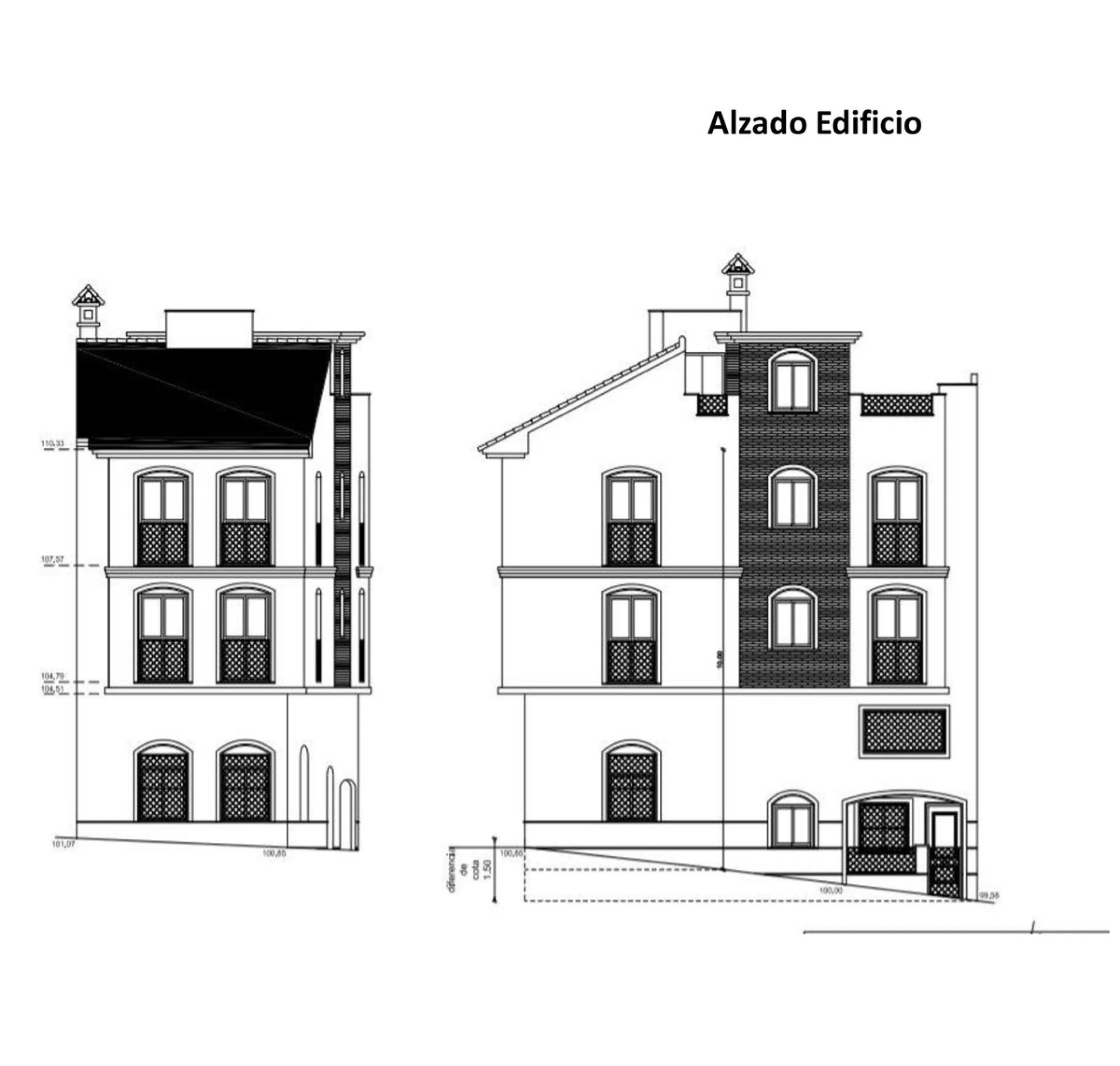 Building with 6 furnished studios located in the center of Malaga.
