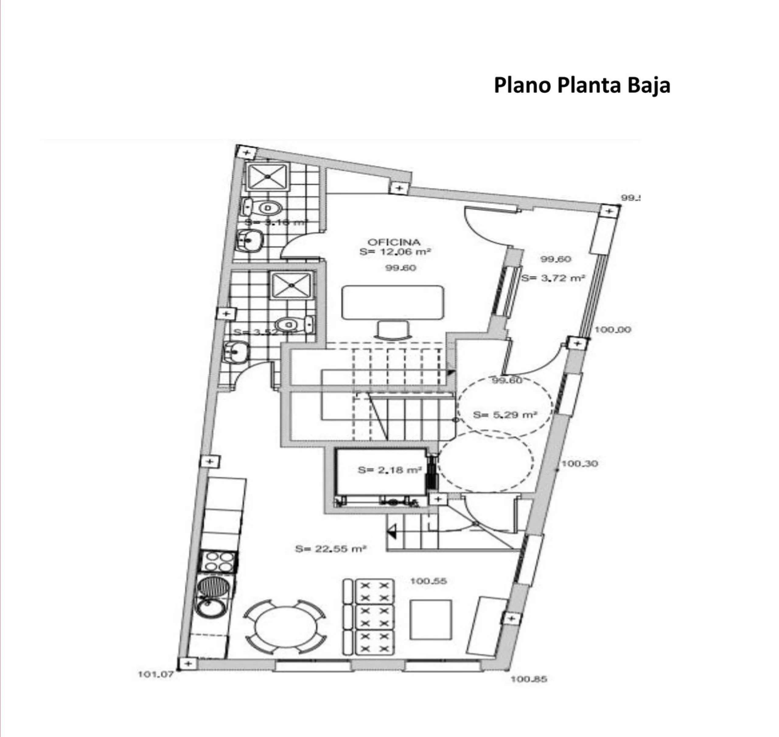 Building with 6 furnished studios located in the center of Malaga.