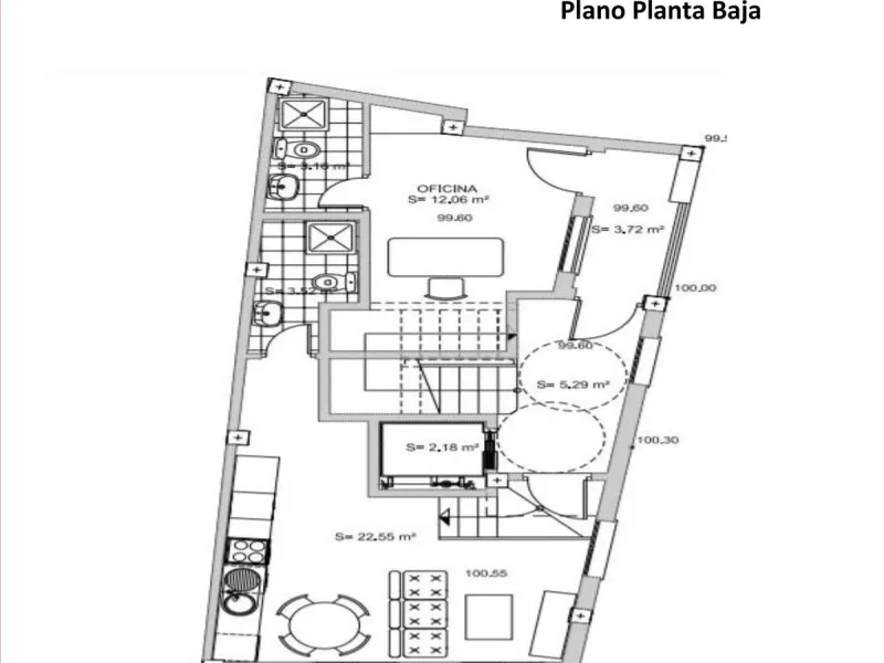 Building with 6 furnished studios located in the center of Malaga.