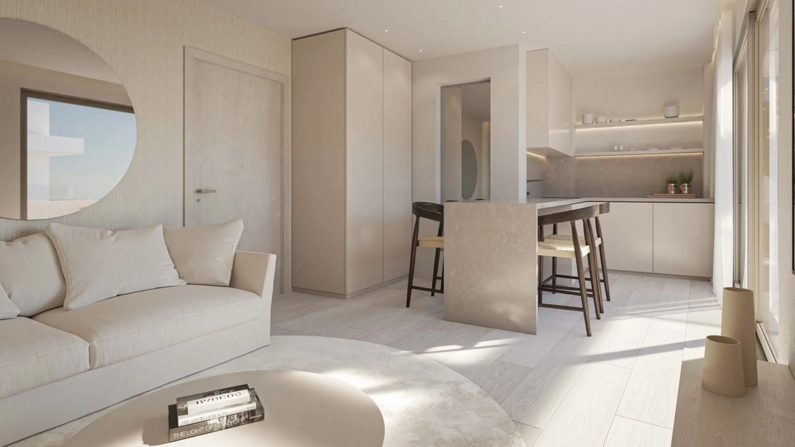 Presenting an extraordinary new construction on the beachfront of Estepona, this south-facing masterpiece epitomizes luxury and elegance. Bathed in natural light throughout the day, this 1 bedroom 1 bathroom apartment offers sweeping, unobstructed views o