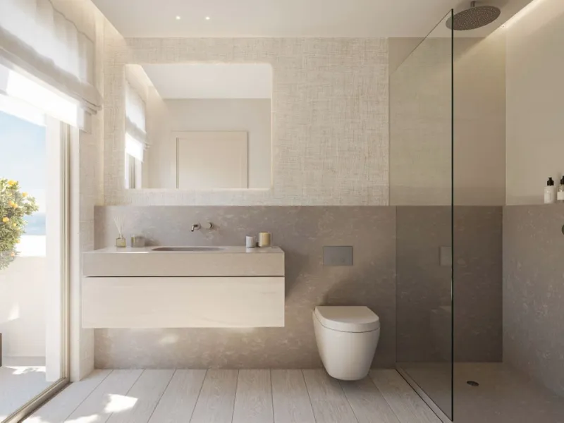 Presenting an extraordinary new construction on the beachfront of Estepona, this south-facing masterpiece epitomizes luxury and elegance. Bathed in natural light throughout the day, this 1 bedroom 1 bathroom apartment offers sweeping, unobstructed views o