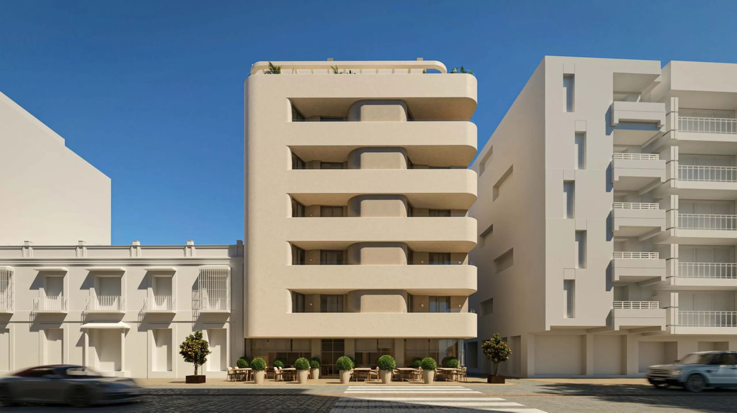 Presenting an extraordinary new construction on the beachfront of Estepona, this south-facing masterpiece epitomizes luxury and elegance. Bathed in natural light throughout the day, this 1 bedroom 1 bathroom apartment offers sweeping, unobstructed views o