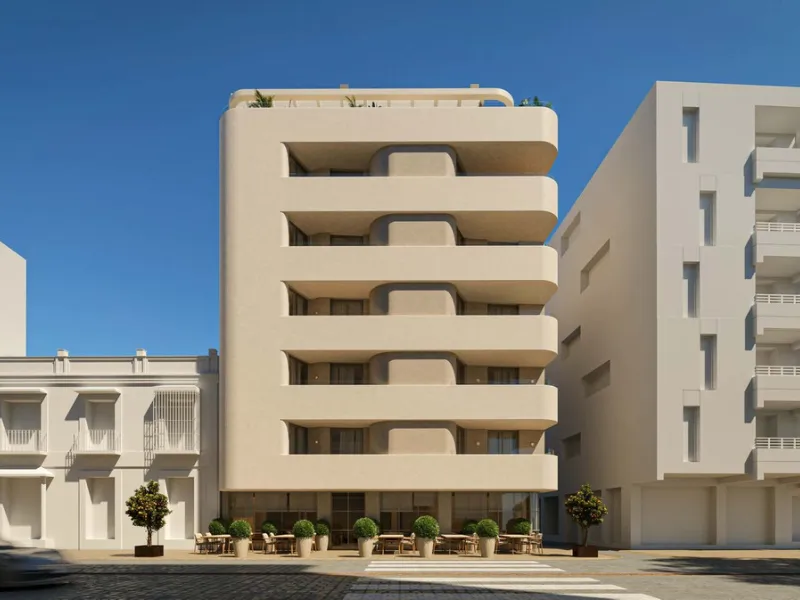 Presenting an extraordinary new construction on the beachfront of Estepona, this south-facing masterpiece epitomizes luxury and elegance. Bathed in natural light throughout the day, this 1 bedroom 1 bathroom apartment offers sweeping, unobstructed views o