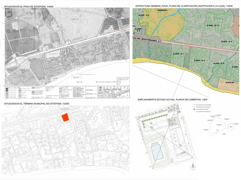 A unique project for an exclusive apartment hotel in Estepona, located on a 1,633 m² plot. It is possible to construct an apartment hotel with an area of 1.197,57 m², featuring 2 floors, 18 apartments, a restaurant, a swimming pool, and a basement. The lo