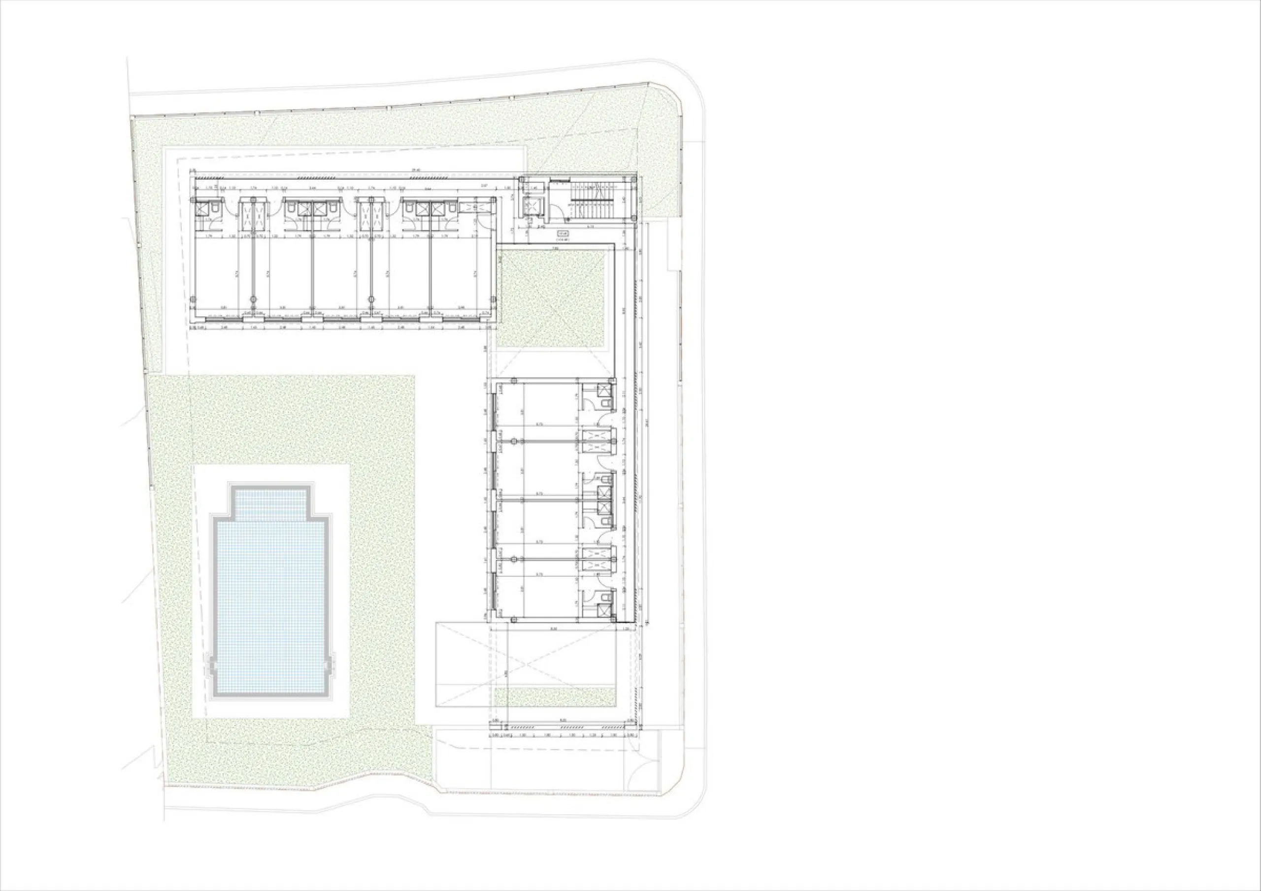 A unique project for an exclusive apartment hotel in Estepona, located on a 1,633 m² plot. It is possible to construct an apartment hotel with an area of 1.197,57 m², featuring 2 floors, 18 apartments, a restaurant, a swimming pool, and a basement. The lo
