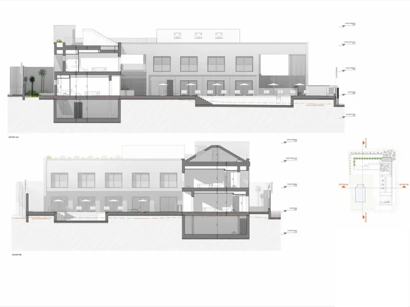 A unique project for an exclusive apartment hotel in Estepona, located on a 1,633 m² plot. It is possible to construct an apartment hotel with an area of 1.197,57 m², featuring 2 floors, 18 apartments, a restaurant, a swimming pool, and a basement. The lo