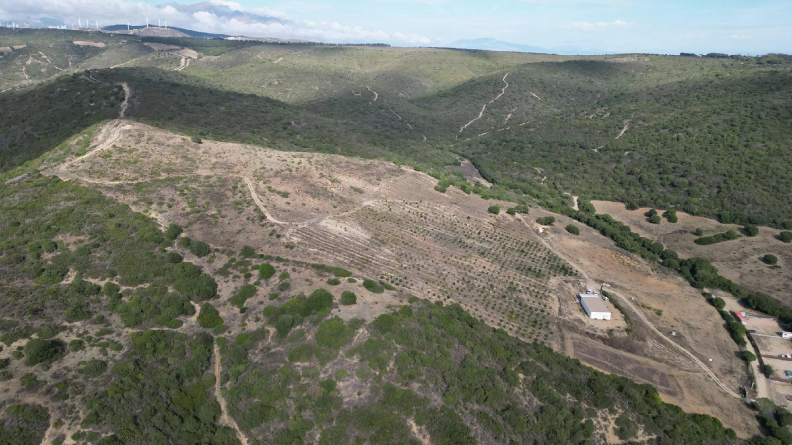 Non-developable rural land of 10 hectares, of which 212 sqm are built in a legalized warehouse, with the option of housing.
