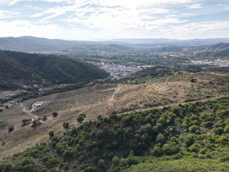 Non-developable rural land of 10 hectares, of which 212 sqm are built in a legalized warehouse, with the option of housing.