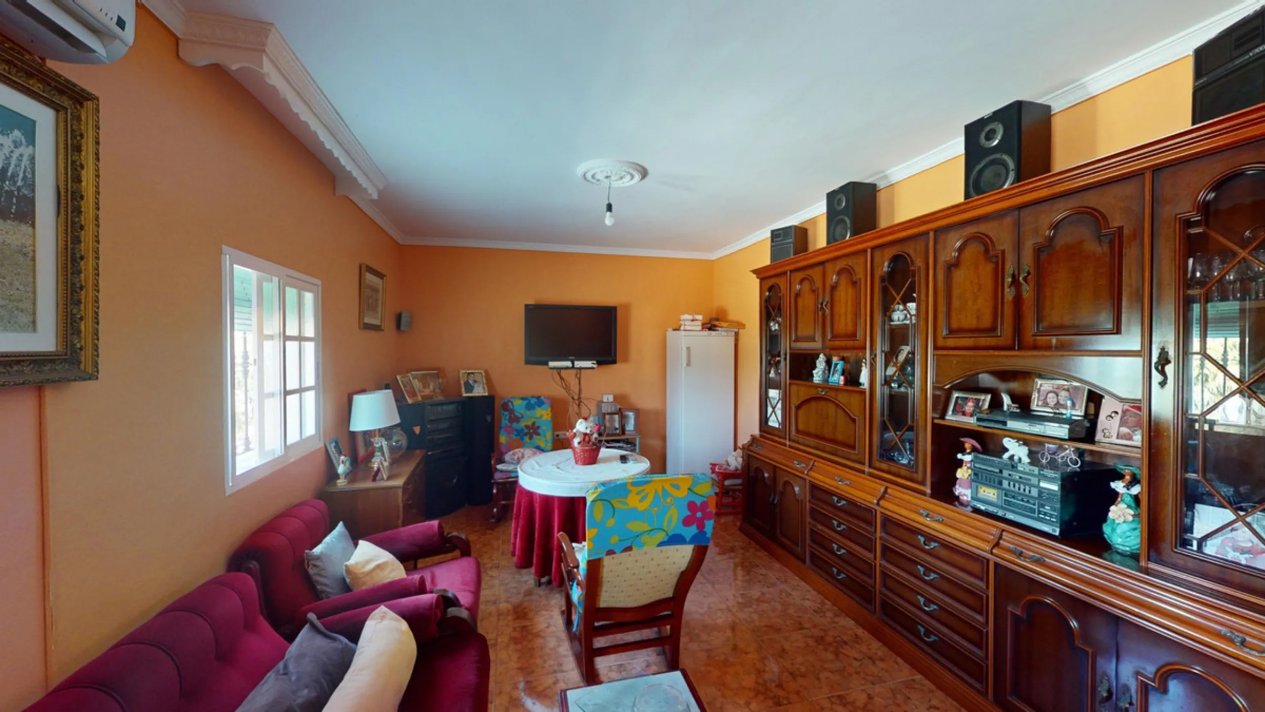 This charming finca is situated in a serene and peaceful location, offering picturesque views of the surrounding landscape. The expansive property boasts 280 magnificent mango trees, 90 stately avocado trees, and several blooming citrus trees, creating a 