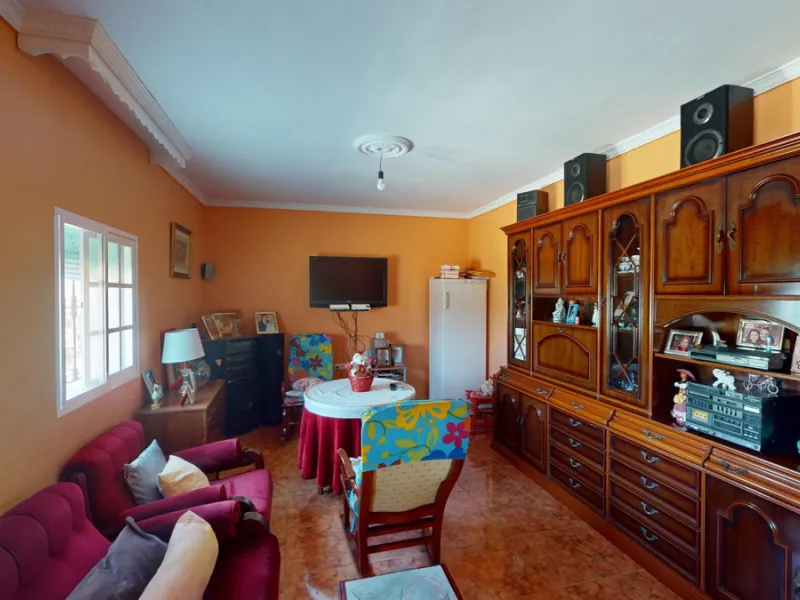 This charming finca is situated in a serene and peaceful location, offering picturesque views of the surrounding landscape. The expansive property boasts 280 magnificent mango trees, 90 stately avocado trees, and several blooming citrus trees, creating a 