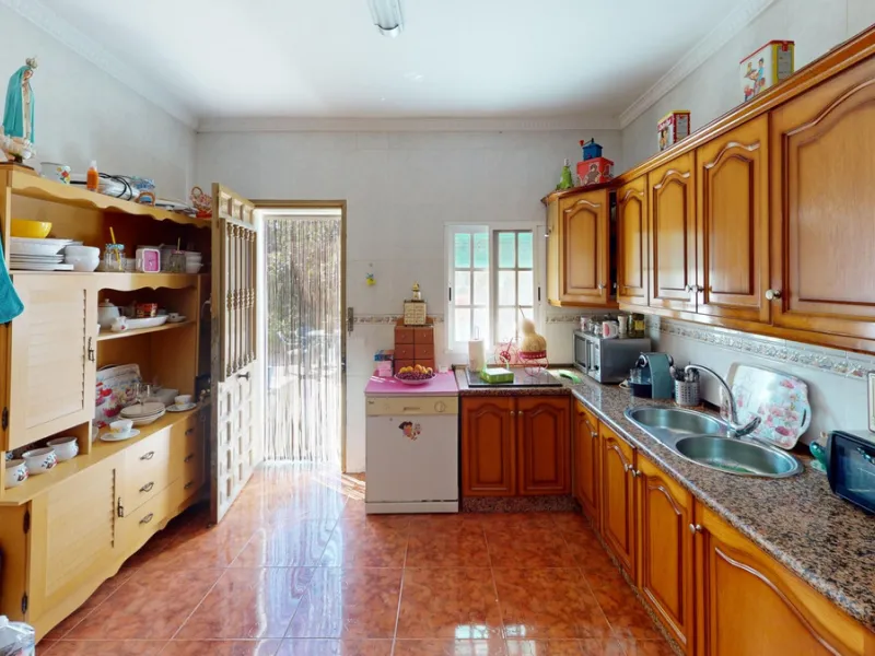 This charming finca is situated in a serene and peaceful location, offering picturesque views of the surrounding landscape. The expansive property boasts 280 magnificent mango trees, 90 stately avocado trees, and several blooming citrus trees, creating a 