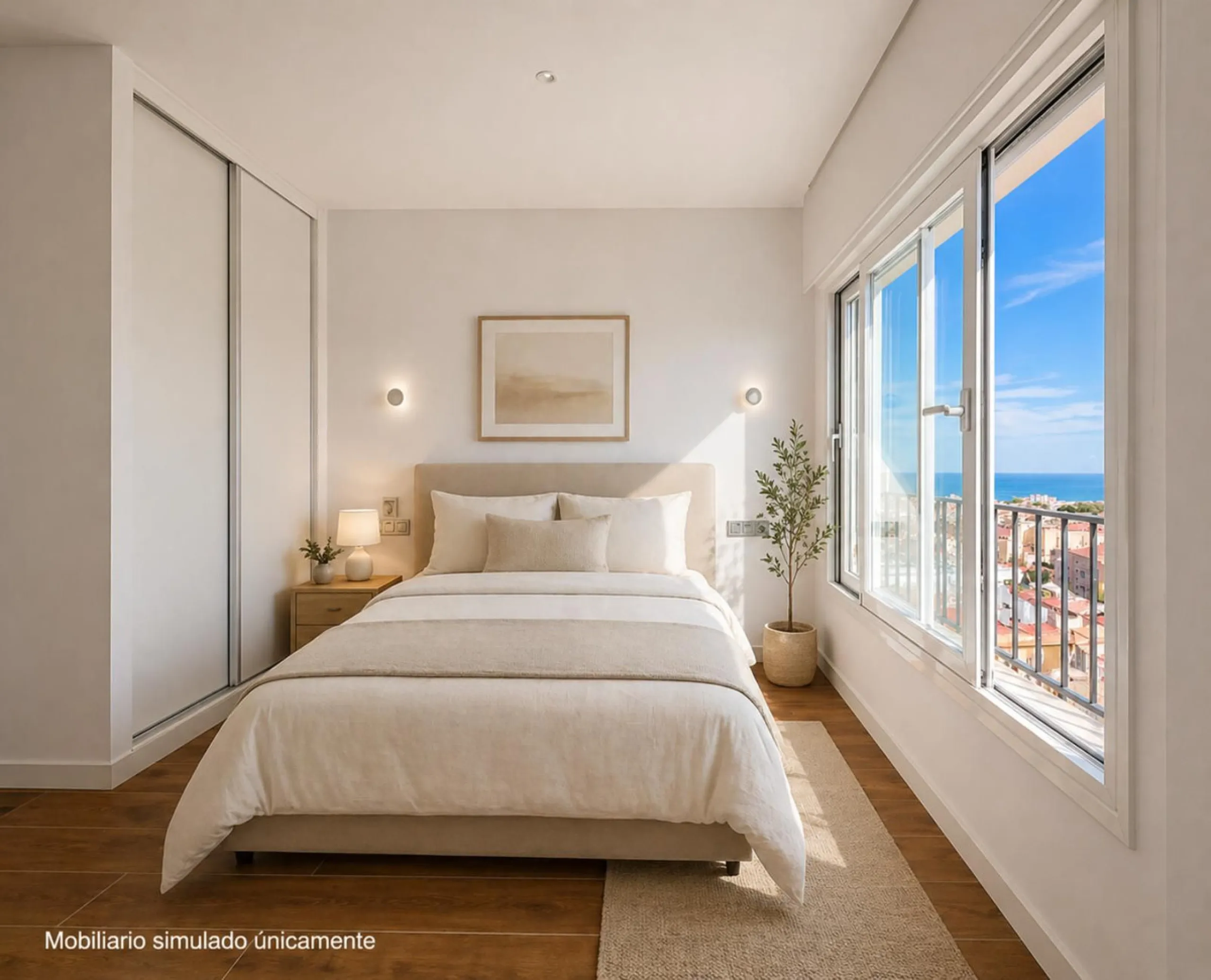 Recently Renovated 1-Bedroom Apartment with Stunning City, Sea, and Port Views