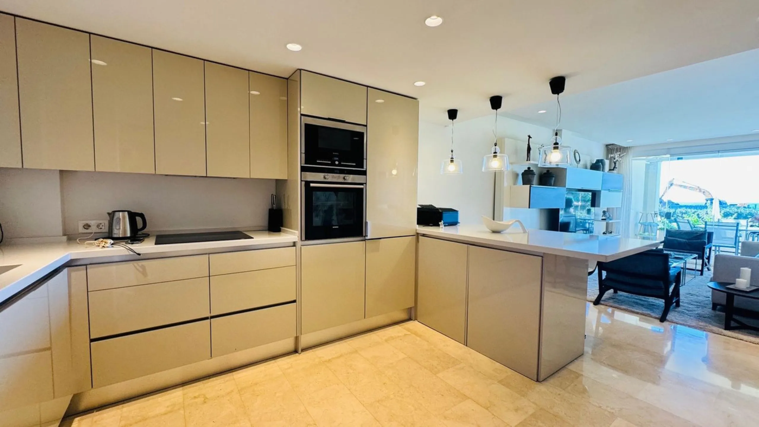 Reduced Frontline beach apartment for sale in Elviria, Marbella.