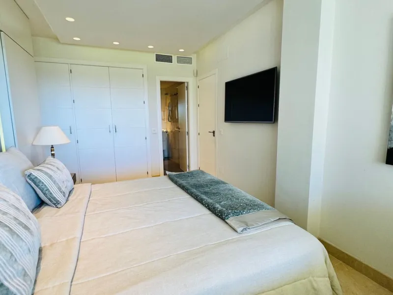 Reduced Frontline beach apartment for sale in Elviria, Marbella.