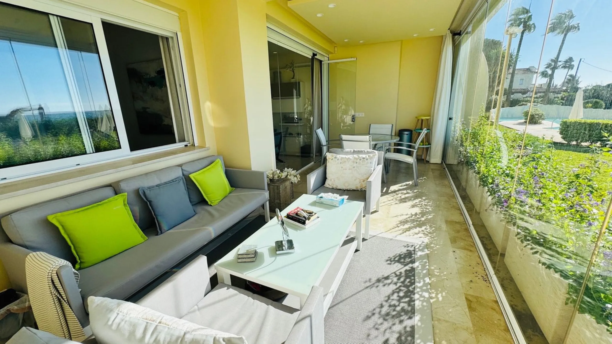 Reduced Frontline beach apartment for sale in Elviria, Marbella.
