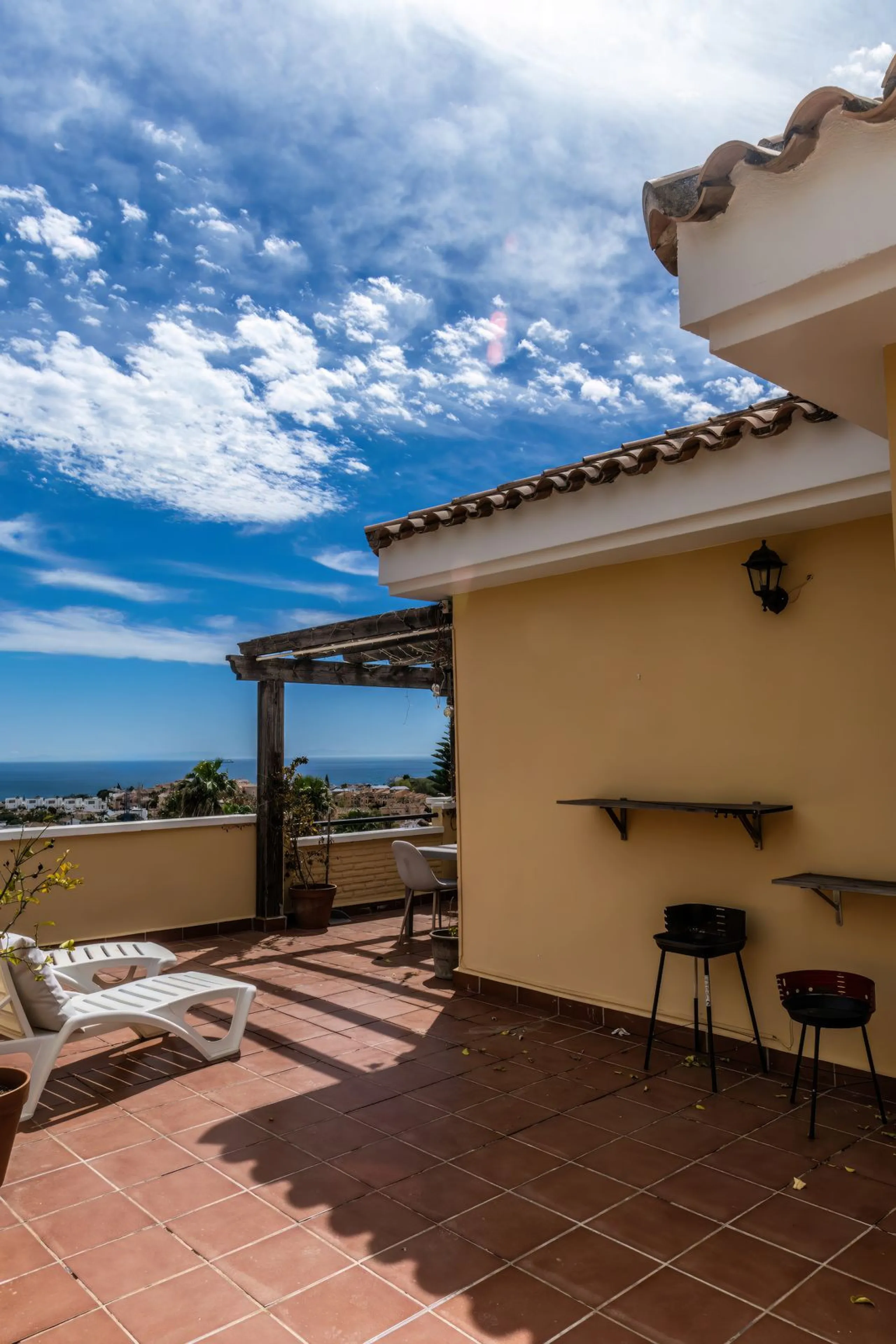 Penthouse with panoramic sea views in Riviera del Sol.