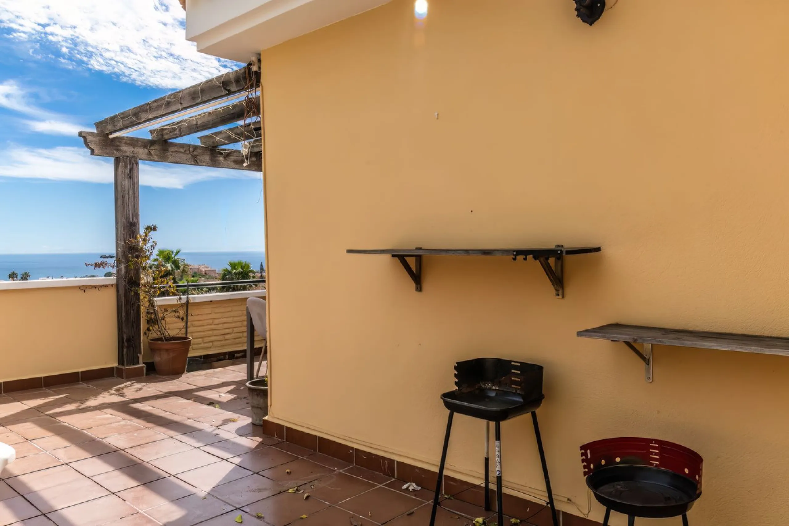Penthouse with panoramic sea views in Riviera del Sol.