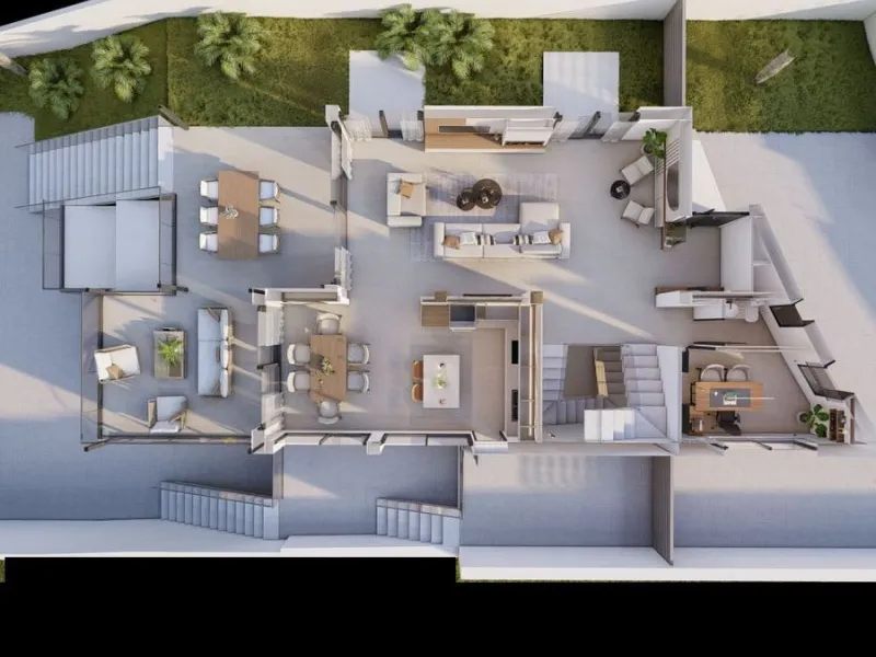 For sale: Plot with approved project and license in the prestigious urbanization of Lagarejo, a privileged enclave known for its tranquility and natural beauty.