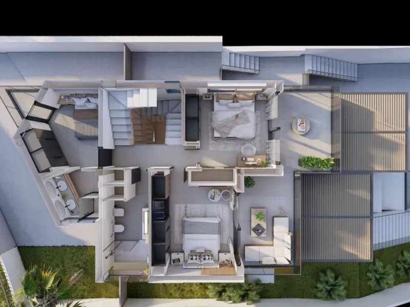 For sale: Plot with approved project and license in the prestigious urbanization of Lagarejo, a privileged enclave known for its tranquility and natural beauty.