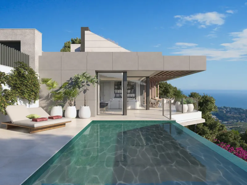Located in the prestigious gated community of Pinares Hills in Pinares de San Antón, Villa Arce is a striking example of modern architecture meeting Mediterranean tranquility. Set on a generous 915 m² plot and offering 533 m² of total built space, this br
