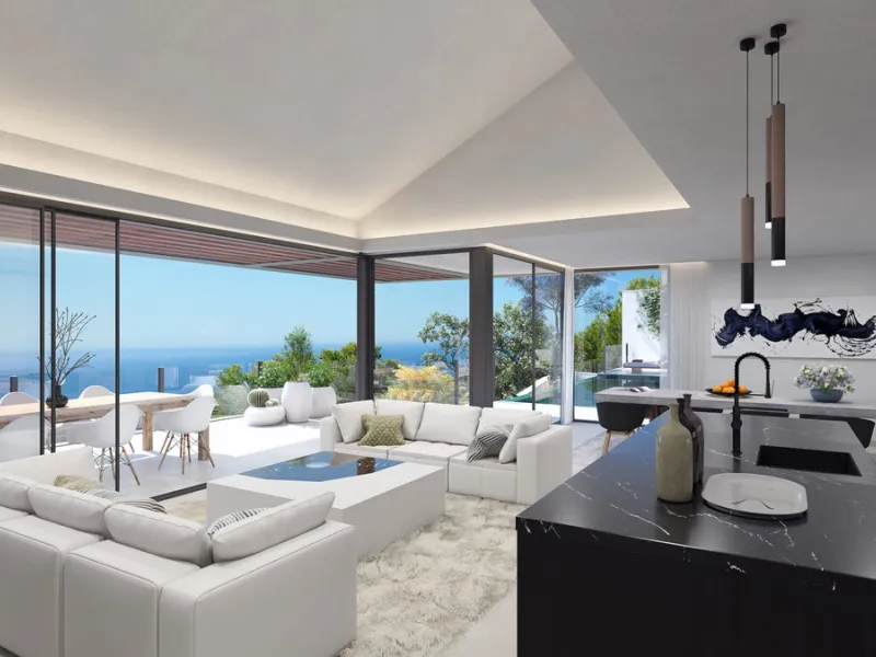 Located in the prestigious gated community of Pinares Hills in Pinares de San Antón, Villa Arce is a striking example of modern architecture meeting Mediterranean tranquility. Set on a generous 915 m² plot and offering 533 m² of total built space, this br