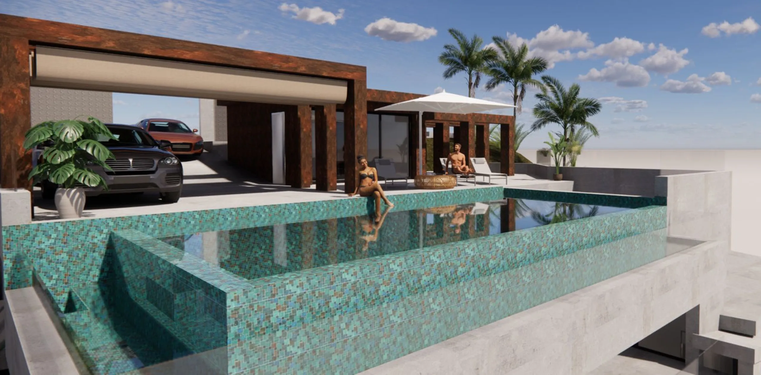 Seize this exceptional opportunity to create your dream home in the prestigious neighborhood of El Rosario, Marbella. This 1,574 m² plot comes with approved planning permission for a luxurious 473 m² villa, making it an ideal investment for those looking 