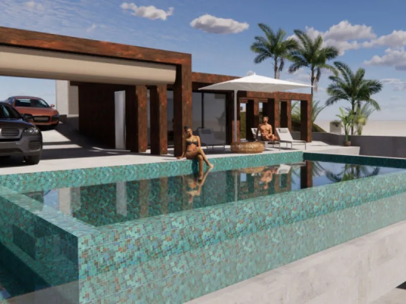 Seize this exceptional opportunity to create your dream home in the prestigious neighborhood of El Rosario, Marbella. This 1,574 m² plot comes with approved planning permission for a luxurious 473 m² villa, making it an ideal investment for those looking 