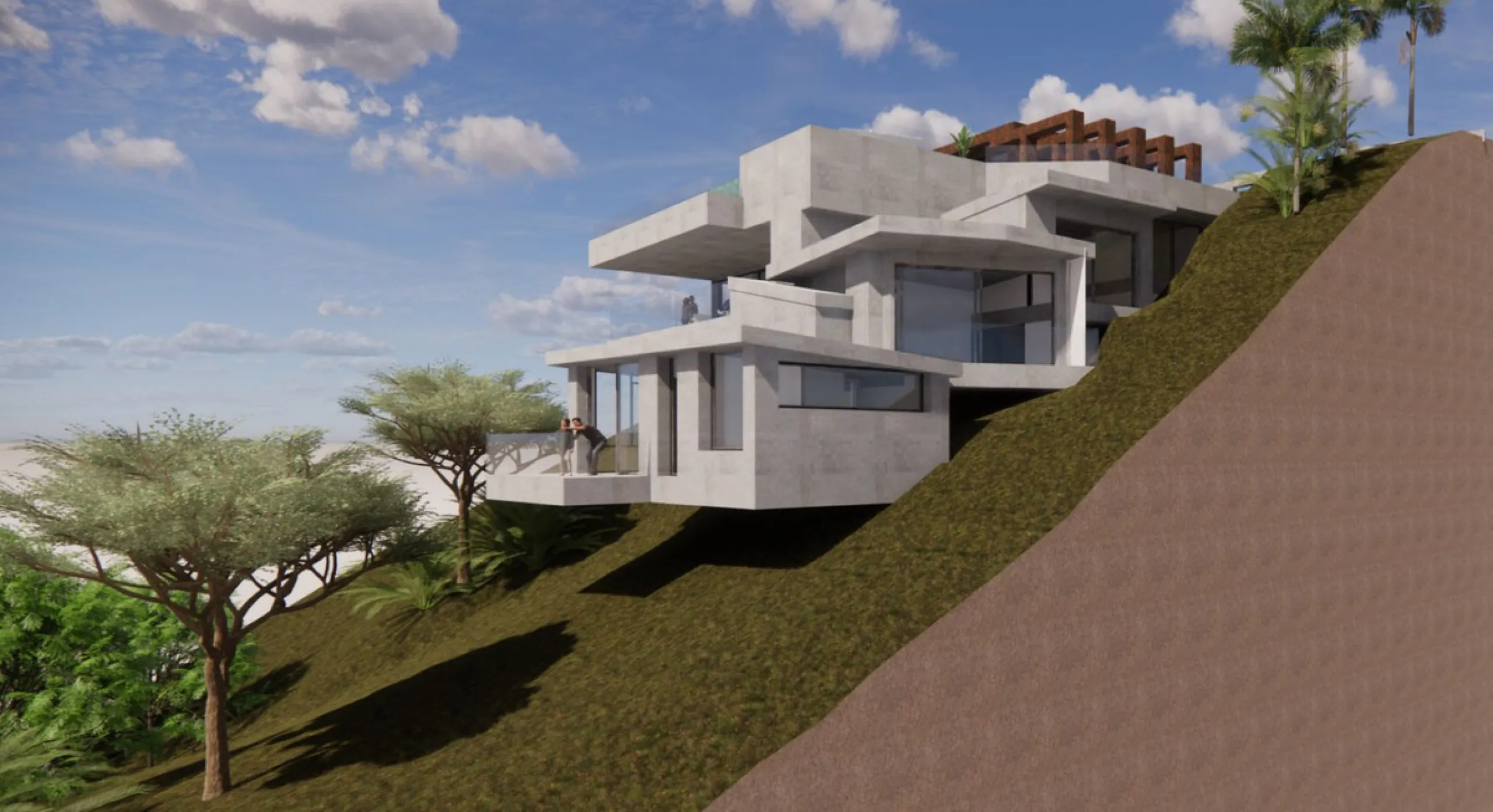 Seize this exceptional opportunity to create your dream home in the prestigious neighborhood of El Rosario, Marbella. This 1,574 m² plot comes with approved planning permission for a luxurious 473 m² villa, making it an ideal investment for those looking 