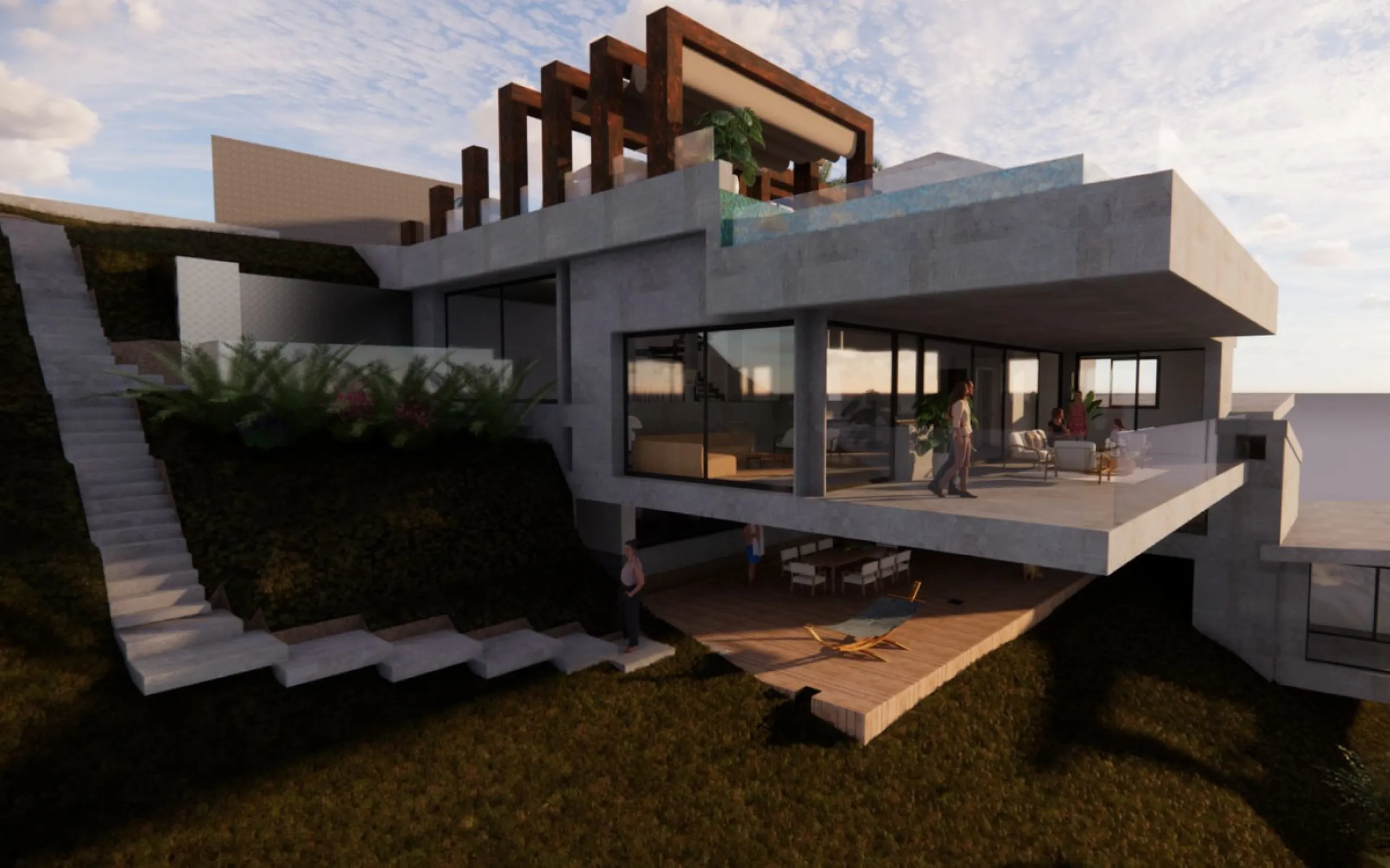 Seize this exceptional opportunity to create your dream home in the prestigious neighborhood of El Rosario, Marbella. This 1,574 m² plot comes with approved planning permission for a luxurious 473 m² villa, making it an ideal investment for those looking 