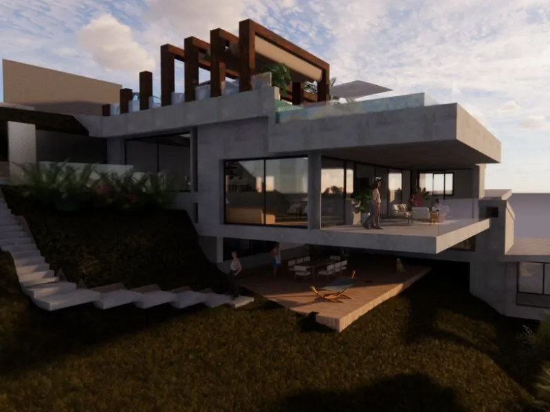 Seize this exceptional opportunity to create your dream home in the prestigious neighborhood of El Rosario, Marbella. This 1,574 m² plot comes with approved planning permission for a luxurious 473 m² villa, making it an ideal investment for those looking 