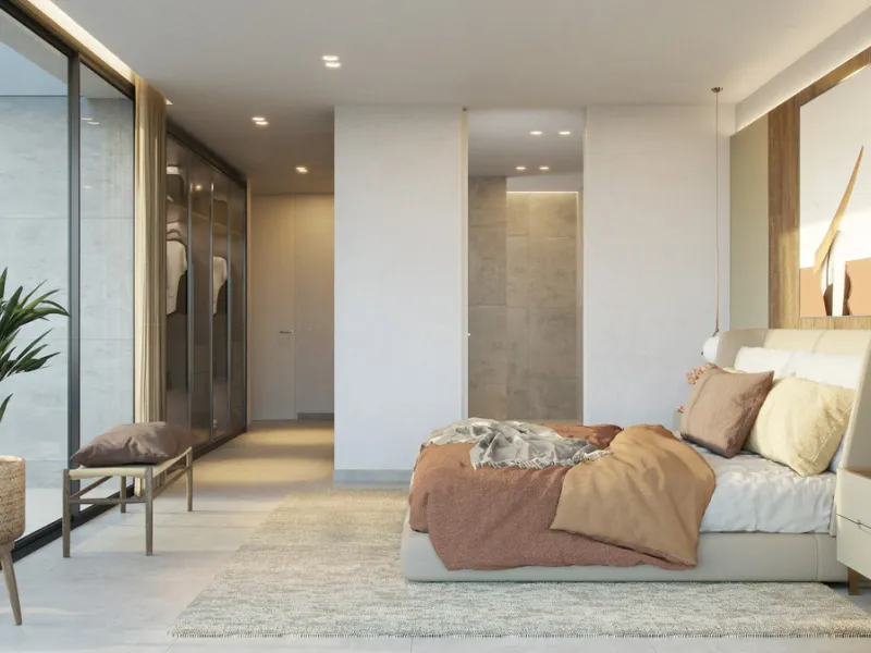 Villa Olivo is the first of its kind in the exclusive gated enclave of Pinares Hills, located within the sought-after neighbourhood of Pinares de San Antón, just north of Málaga City Centre. This striking contemporary villa boasts 616 m² of total built sp