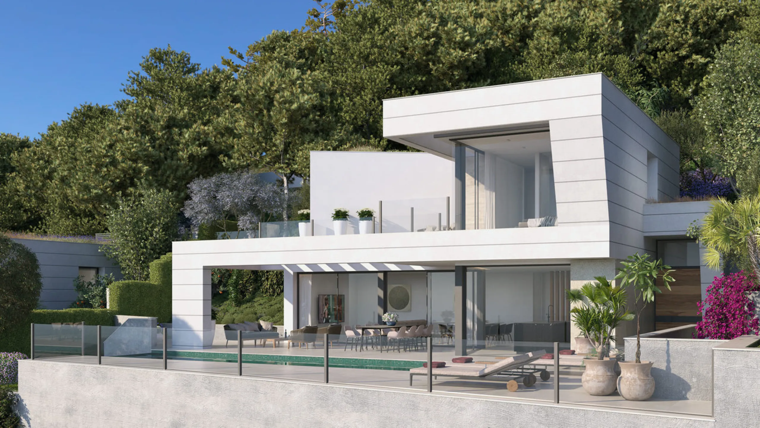 House - Detached Villa в продаже в Málaga, Málaga. В доме 4 спален и 4 ванных комнат. Площадь дома 348 м². Площадь участка 920 м²