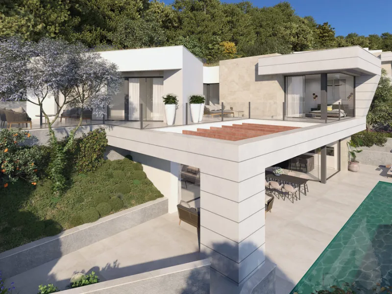 House - Detached Villa в продаже в Málaga, Málaga. В доме 4 спален и 4 ванных комнат. Площадь дома 348 м². Площадь участка 920 м²