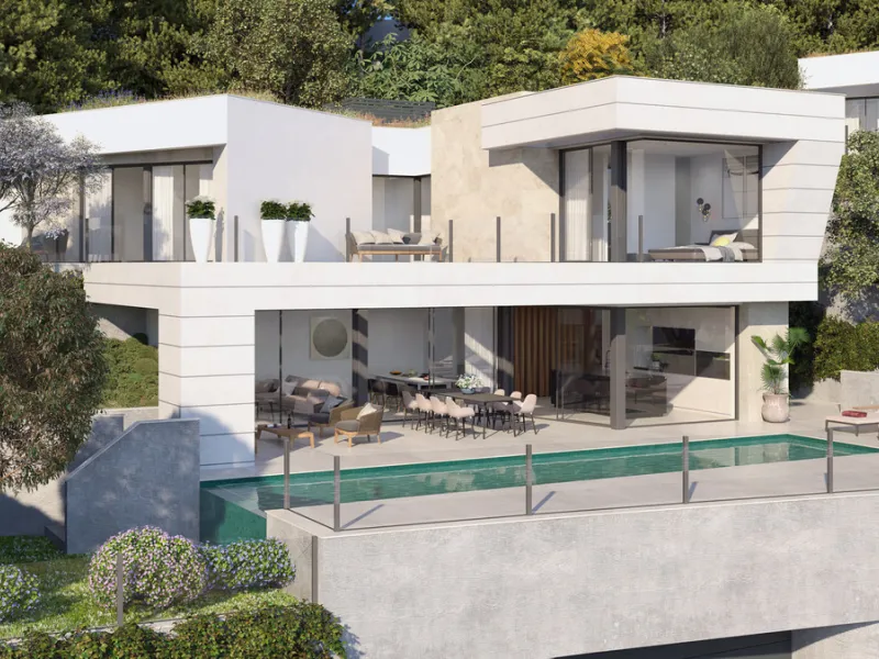 House - Detached Villa в продаже в Málaga, Málaga. В доме 4 спален и 4 ванных комнат. Площадь дома 348 м². Площадь участка 920 м²