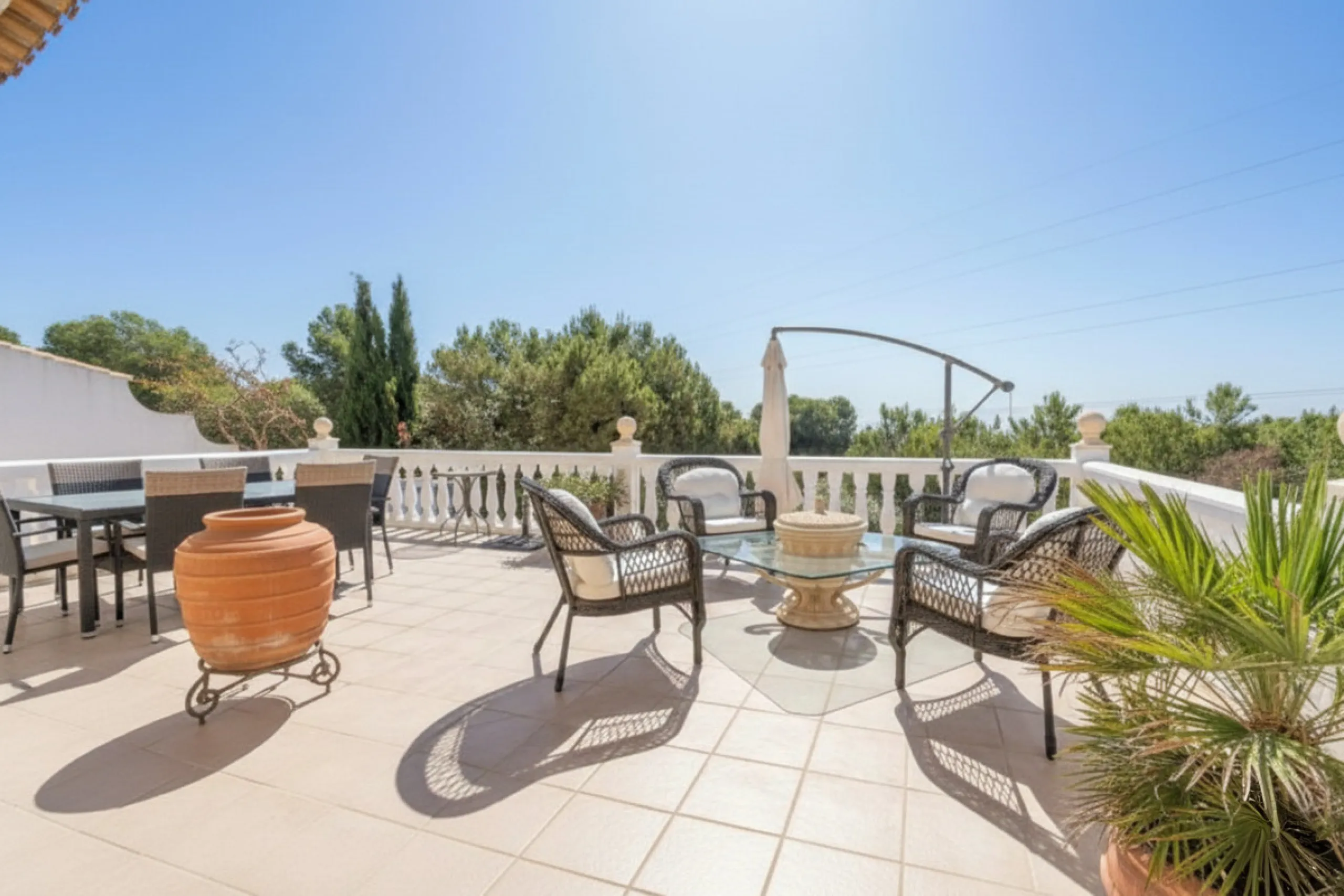 This unique property offers a rare combination of privacy, scale and income potential, set within a natural hillside environment above Estepona. Surrounded by countryside and open views, the estate enjoys far-reaching panoramas across the town, marina, Me