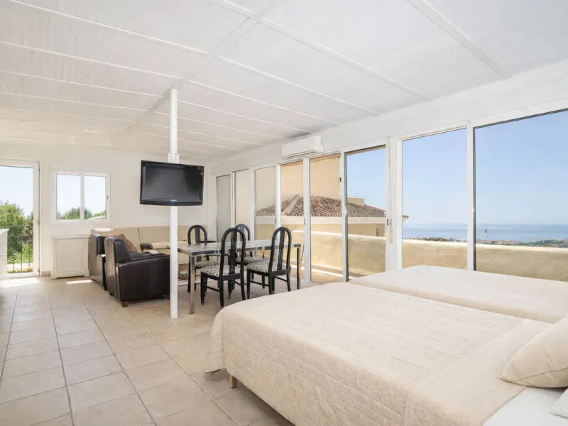 This unique property offers a rare combination of privacy, scale and income potential, set within a natural hillside environment above Estepona. Surrounded by countryside and open views, the estate enjoys far-reaching panoramas across the town, marina, Me
