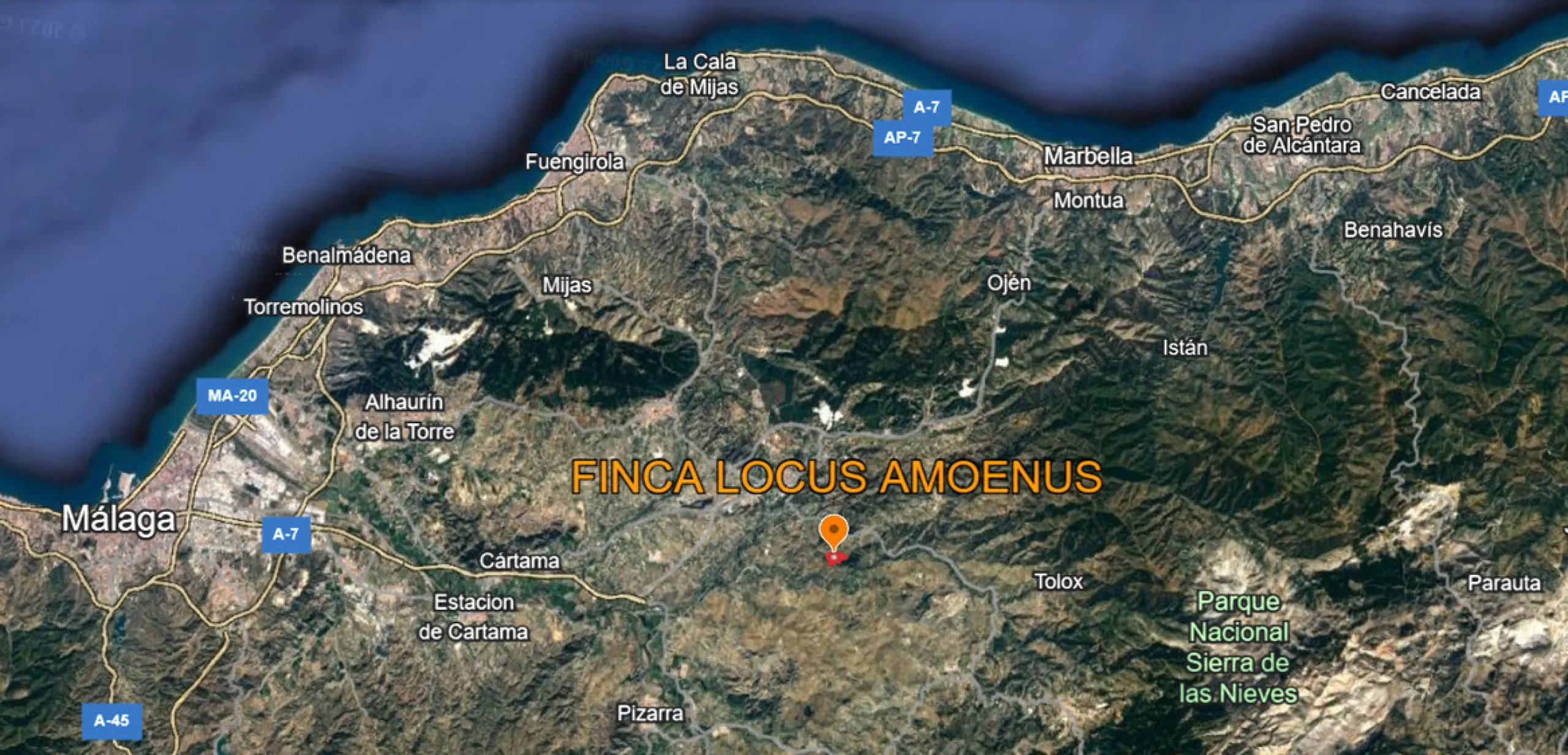 Plot for sale in , Coin. Regarding property dimensions, it has 25,000 m² plot. Has the following facilities mountainside, country view, panoramic view and close to town.
